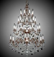 American Brass & Crystal CH9583-O-05S-PI - 32 Light Chandelier